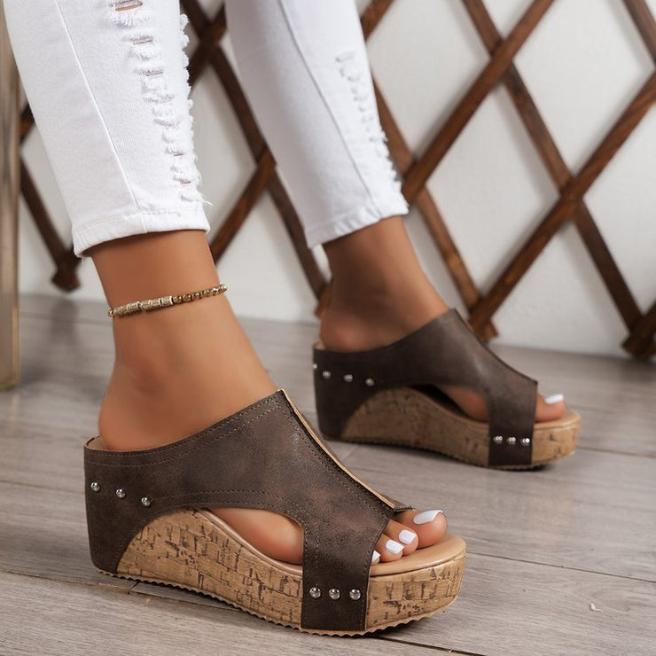 Women's Peep Toe Wedge