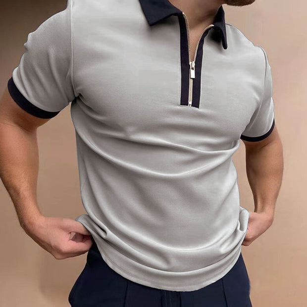 Men Solid Short Sleeved polo