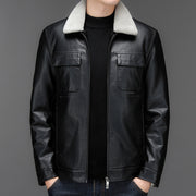 men's Casual Leather Jacket