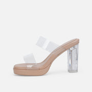 Women's Transparent Thick Heel Shoes