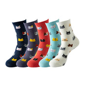 Women's Cotton Mid-calf Length Socks