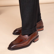 Leather Loafers Shoes For Men