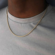 Less Steel Figaro Cuban Chain For Men