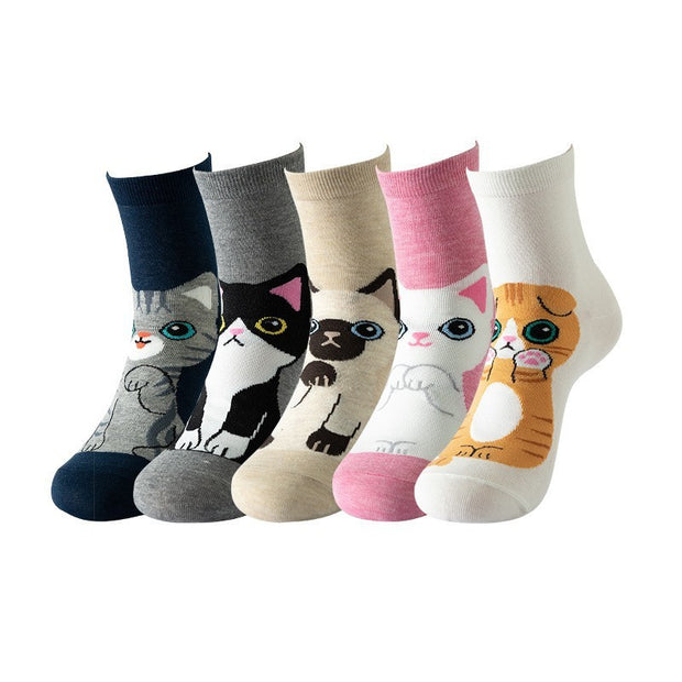 Women's Cotton Mid-calf Length Socks