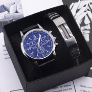 Blue Light Glass Wrist Watch Men