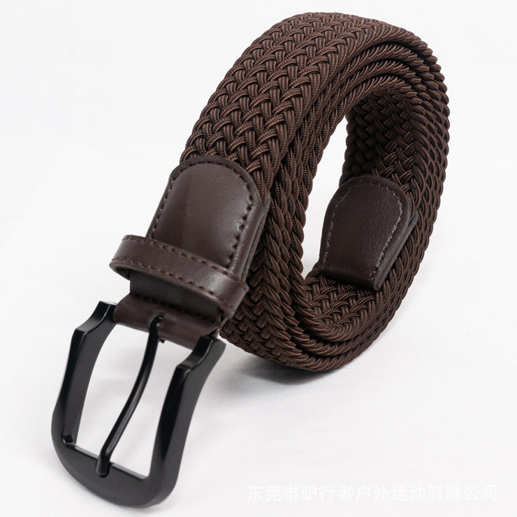 Men's Braided Pure Elastic Belt