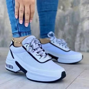 Women's Round Toe Thick Front Soft Sole Sneakers