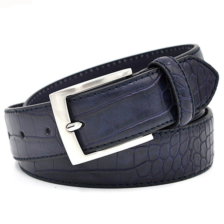 Men's Casual Pattern Pin Buckle Belt