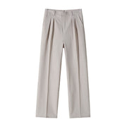 Draping Effect Loose Straight Mop Pants For Men