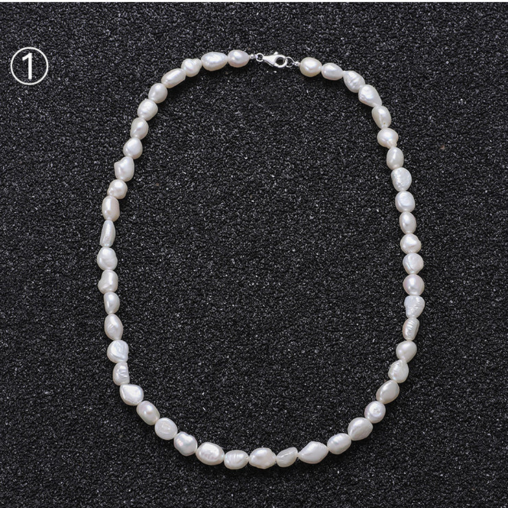 Men Irregular Pearl Chain