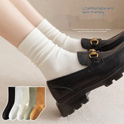 Women's Mid-tube Socks Solid Color