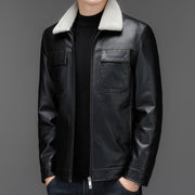 men's Casual Leather Jacket