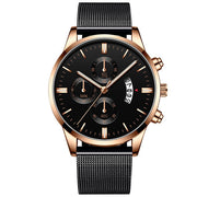 Luxur Mesh Band Quartz Watch For Men