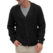 Men V-Neck Cardigan