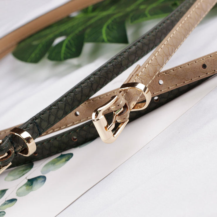 Women's New All-match Pattern Buckle Belt