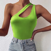 One Shoulder Cutout Cami