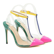 Woman MultiColor Stransparent Heel