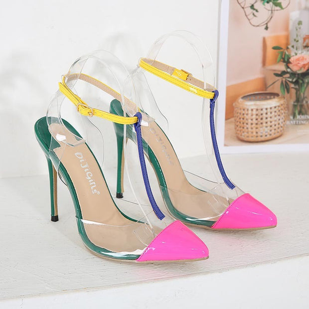 Woman MultiColor Stransparent Heel