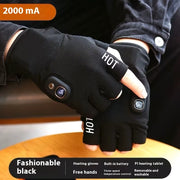 Winter Warm Thick Windproof Electric Heating Gloves