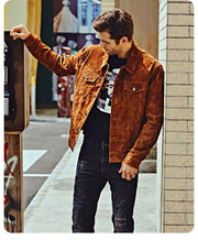 Leather Biker Jacket For Men