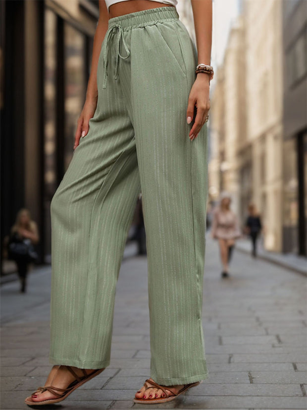 High Waist Wide Leg Pants