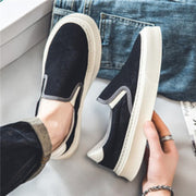 Summer Breathable Canvas Shoes Men