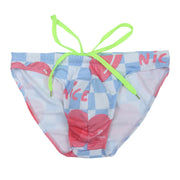 Printed Swim Briefs Men