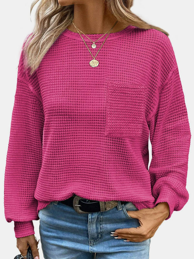 Mandy Round Neck Long Sleeve T-Shirt