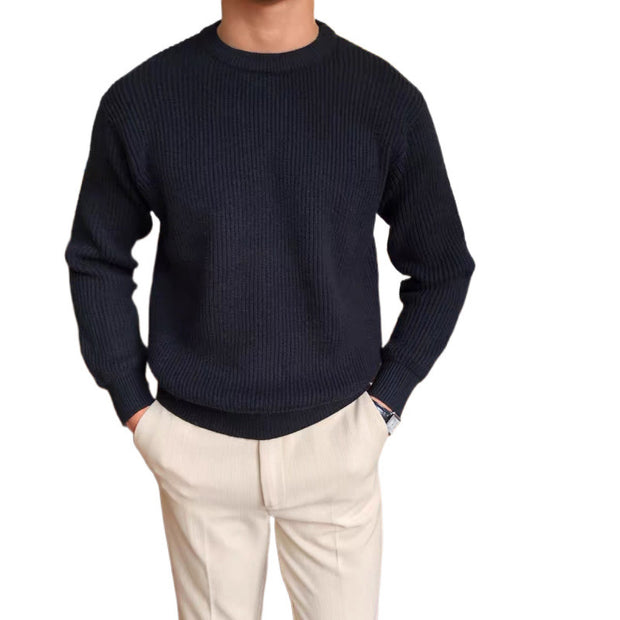 Men trendy loose Thicke Sweater