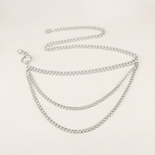 Woman Three-layer Metal Chain