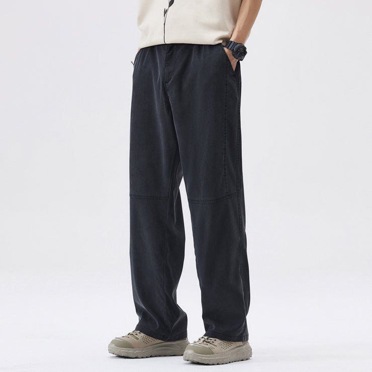 Ice Silk Leisure Mop Trousers