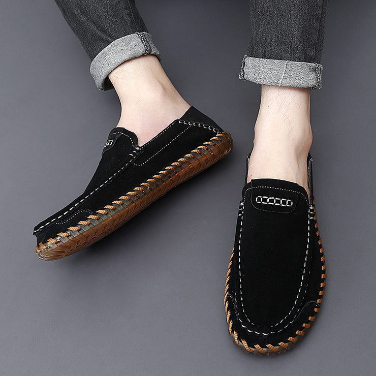 Autumn Leather Slip-on Lazy  Men Loafers