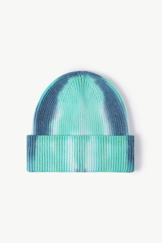 Tie-Dye Cuffed Knit Beanie