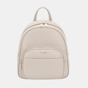 David Jones PU Leather Backpack Bag