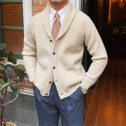 Thick Vintage Knitted Cardigan For Men