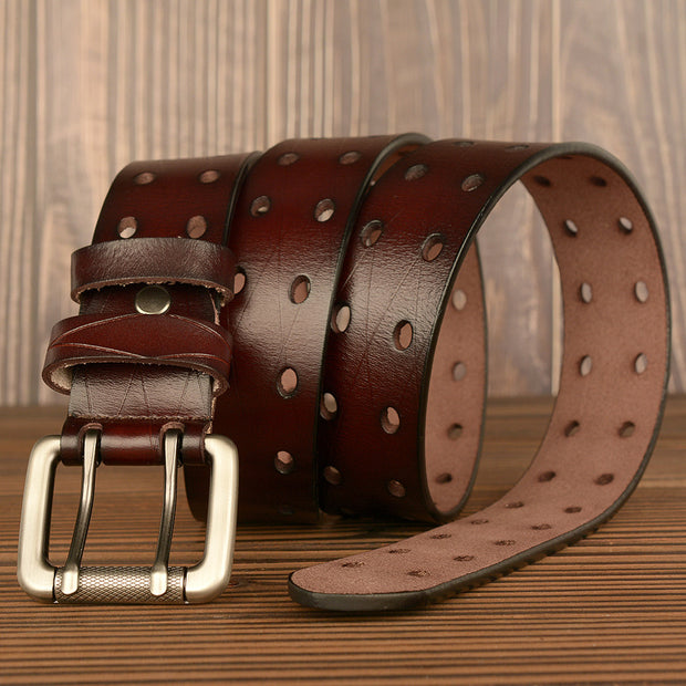 Men's Double Pin Buckle Belt