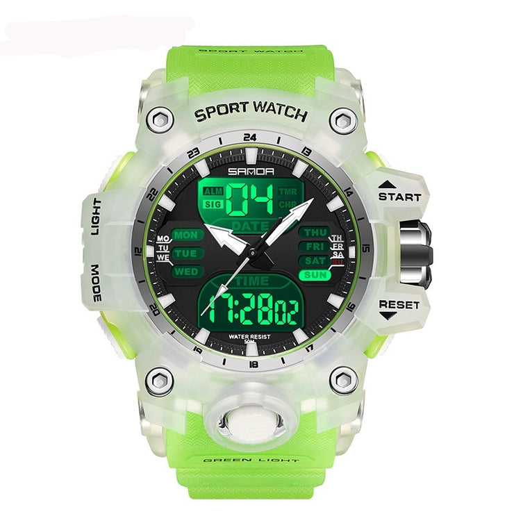 Multifunctional Waterproof Shockproof Transparent Watch