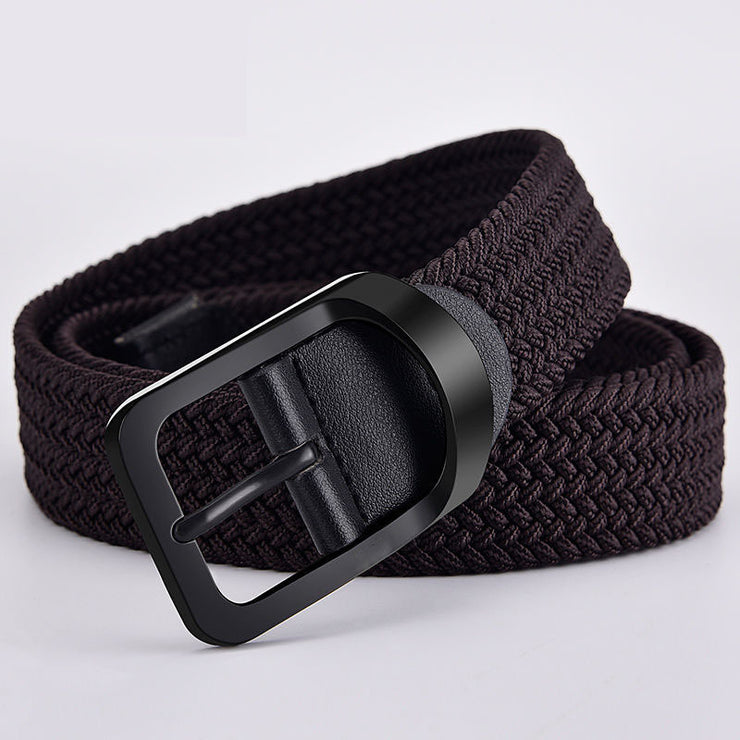 Woman Casual Woven Canvas Belt