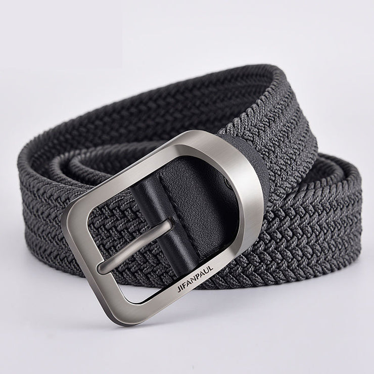 Woman Casual Woven Canvas Belt