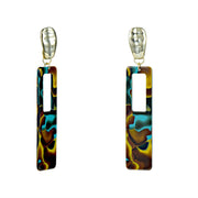 Acrylic  Geometric Rectangle Earrings