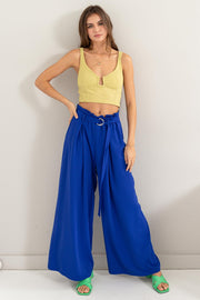 HYFVE Paperbag Waist Wide Leg Pants