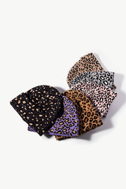 Leopard Pattern Cuffed Beanie