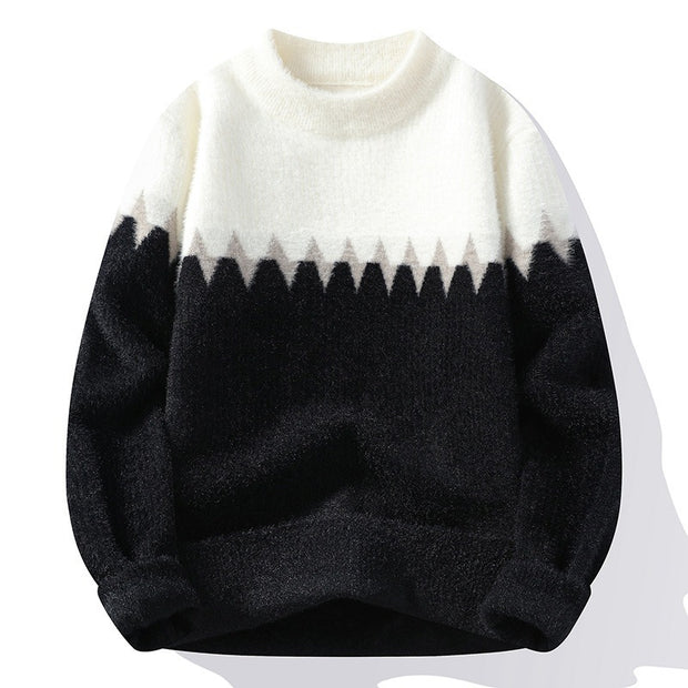 Round Neck Men's Knitwear Sweater