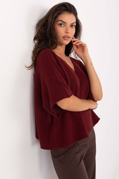  Short sleeve sweater model 216680 Italy Moda 