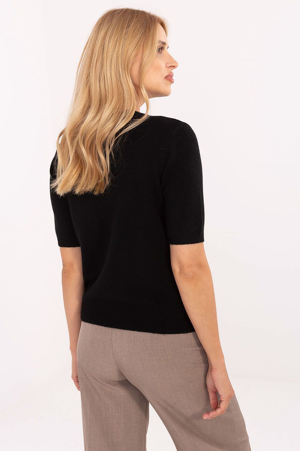  Short sleeve sweater model 216755 Factory Price 