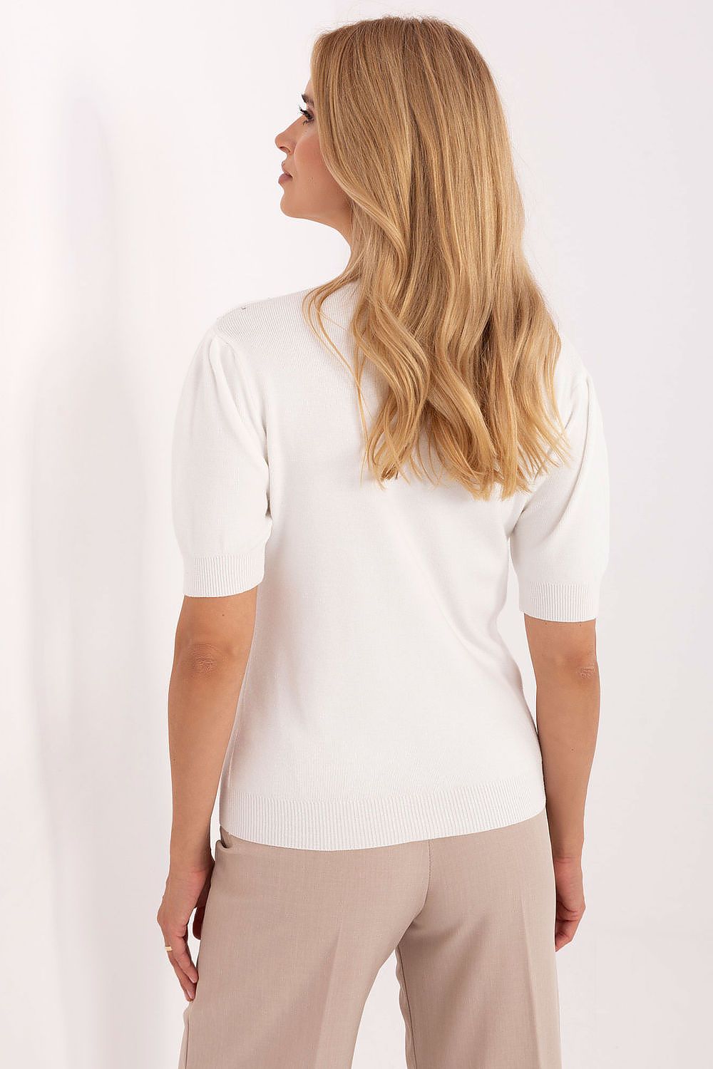  Short sleeve sweater model 216776 Factory Price 