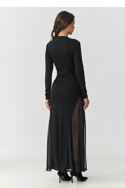  Long dress model 218109 Makadamia 