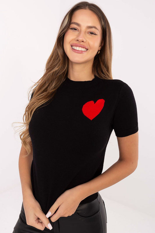  Short sleeve sweater model 219973 Factory Price 
