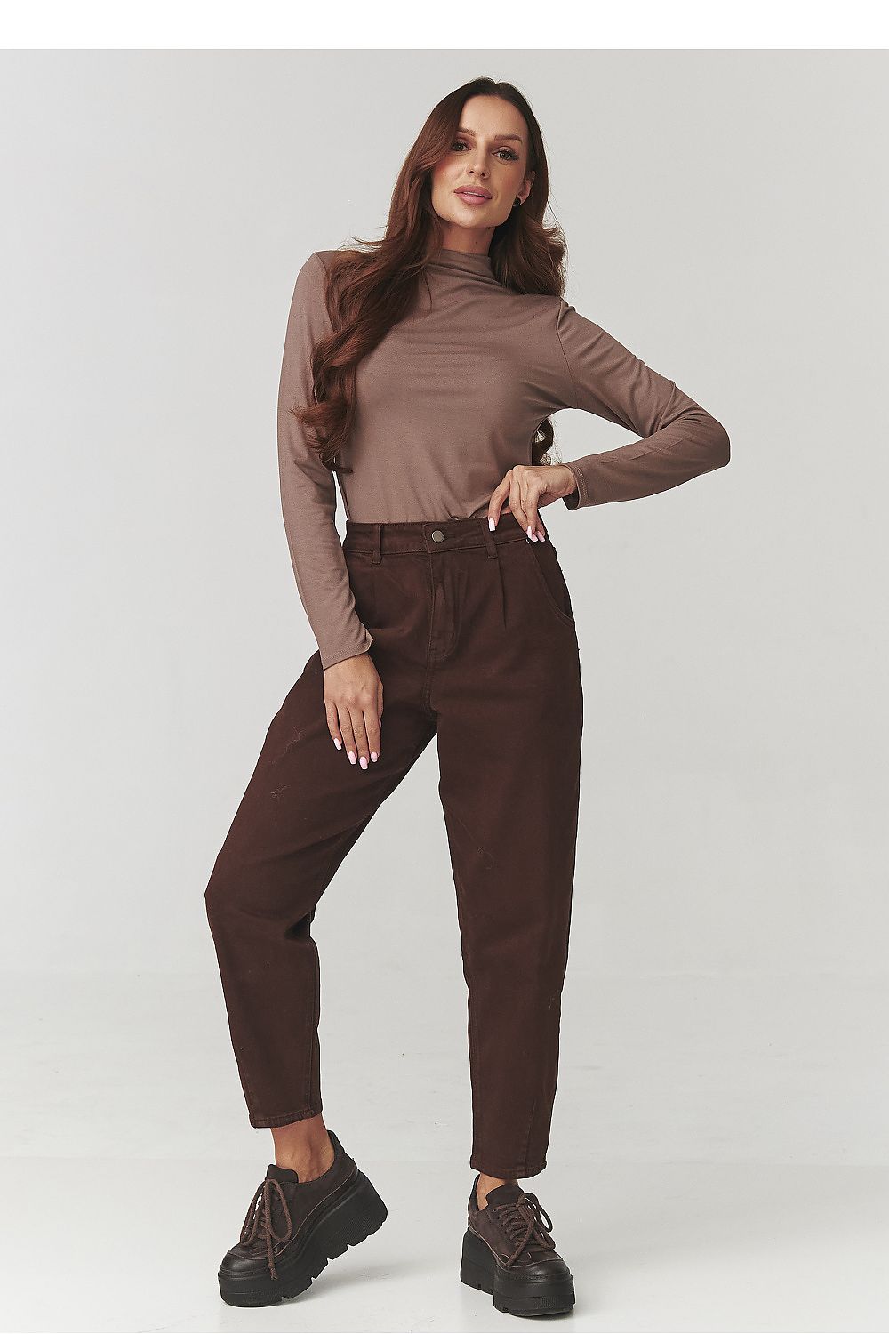 Blouse model 220804 Makadamia 