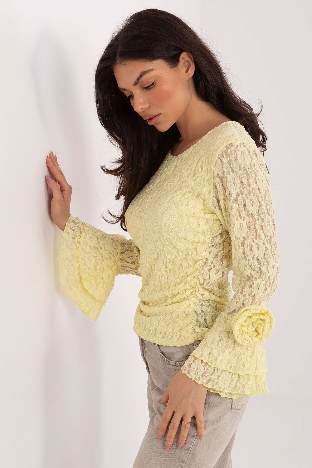  Lace blouse model 222737 Italy Moda 
